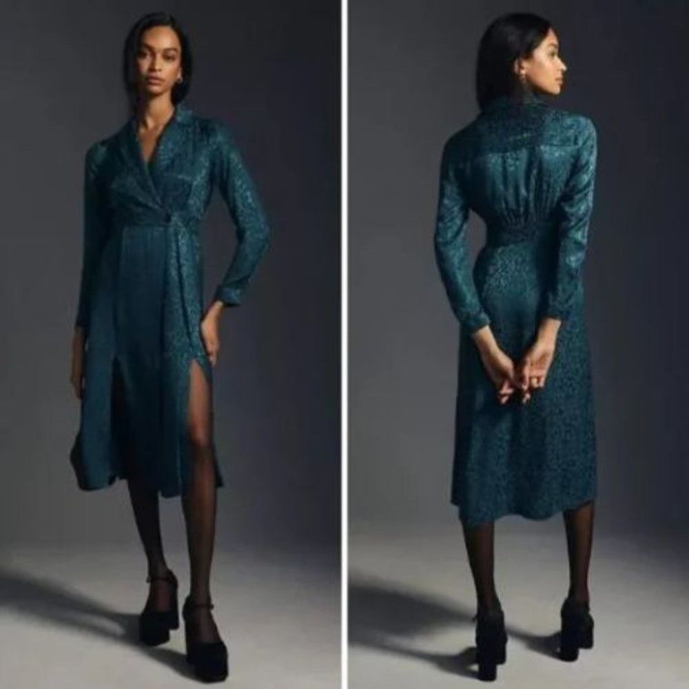 NWT Anthropologie Blazer Wrap Dress | 4 Petite